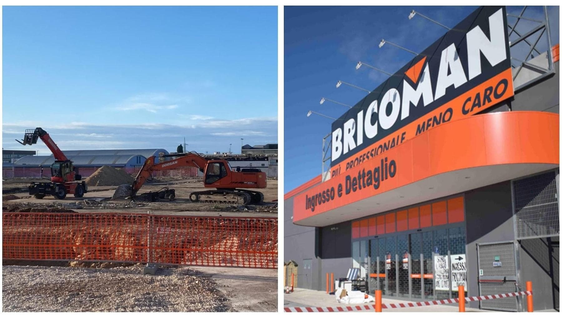 "Nuove opportunità di lavoro nel settore edile a Bari con l'apertura di Tecnomat/Bricoman."